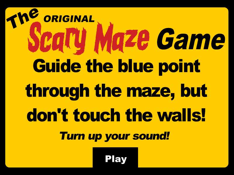 Scary Maze Game